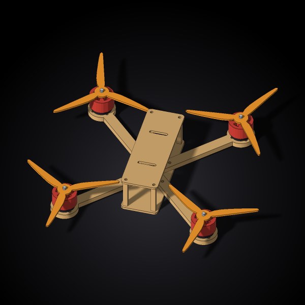 A quadcopter frame